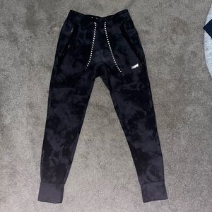 AMERICAN EAGLE, MEN’S XS, BLACK CAMO, POCKETS + ZIPPERS + JAW STRING INTACT